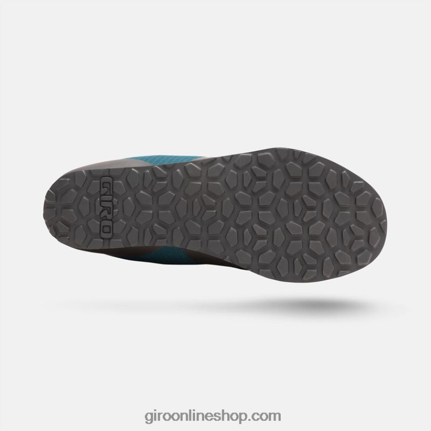 hombres Zapato con cordones de seguimiento azul puerto/rojo brillante 8NJZ86252 Giro