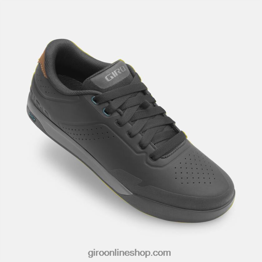 hombres Zapato de cierre sombra negra/oscura 8NJZ86487 Giro