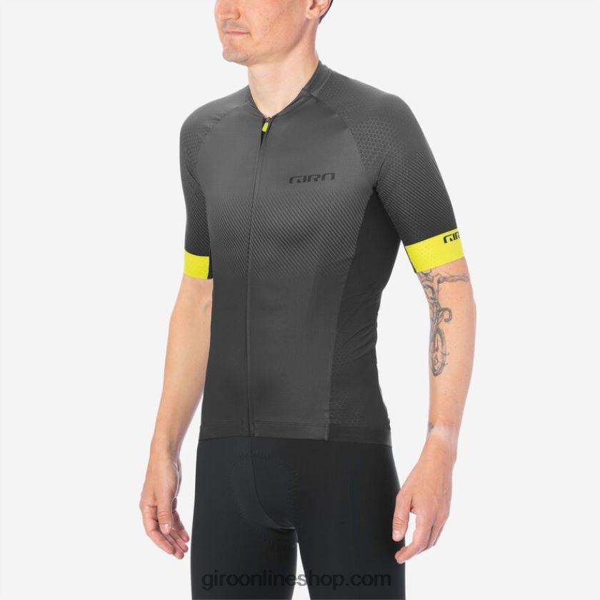 hombres camiseta crono pro transición negro/carbón 8NJZ86440 Giro