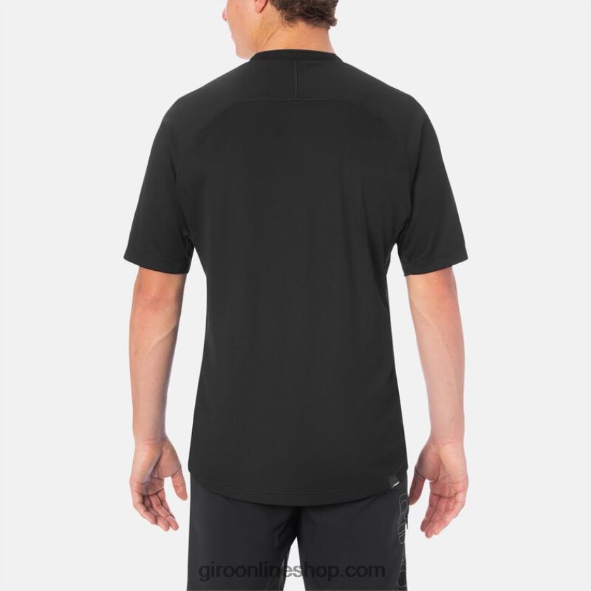 hombres camiseta xar línea de raza negra 8NJZ86406 Giro