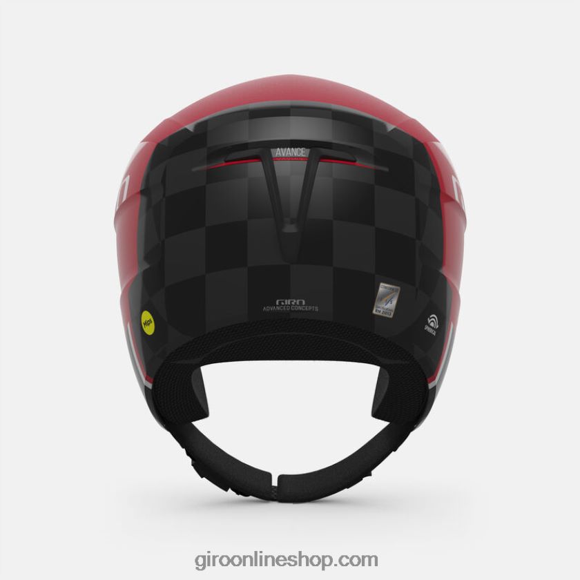 hombres casco esferico avance rojo mate/carbón 8NJZ86978 Giro