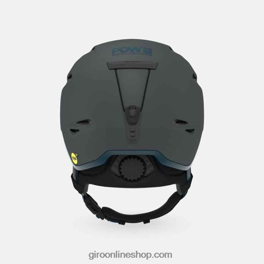 hombres casco esferico rejilla polvo de carbón mate 8NJZ86350 Giro