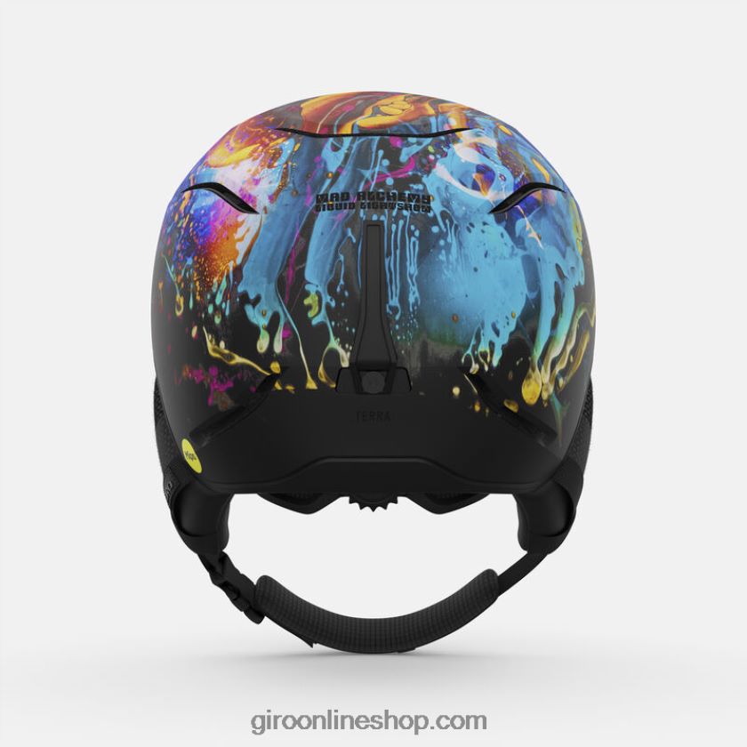 hombres casco jackson mips luz liquida negra/naranja mate 8NJZ86394 Giro