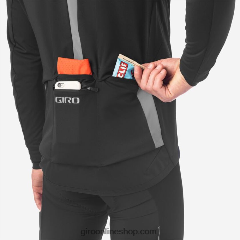 hombres chaqueta chrono pro alpha negro 8NJZ86126 Giro