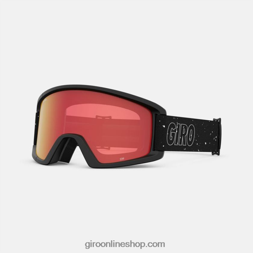 hombres gafas semi mica negra 8NJZ8663 Giro