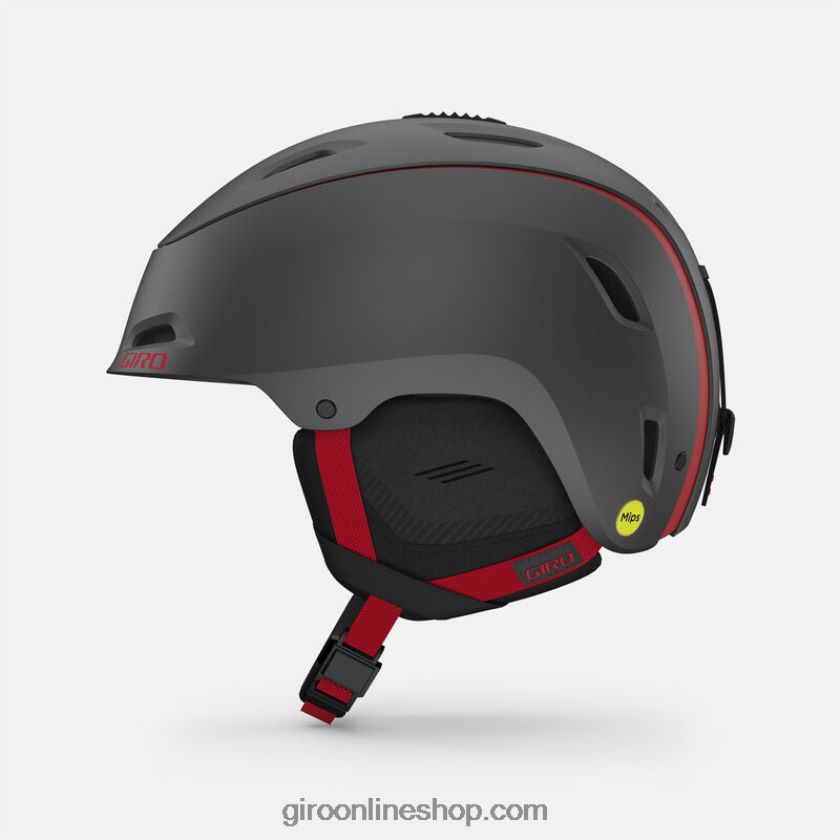 hombres gama mips casco grafito mate/rojo 8NJZ86419 Giro