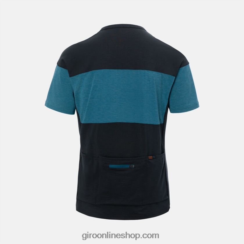hombres jersey de paseo negro/azul puerto 8NJZ86255 Giro