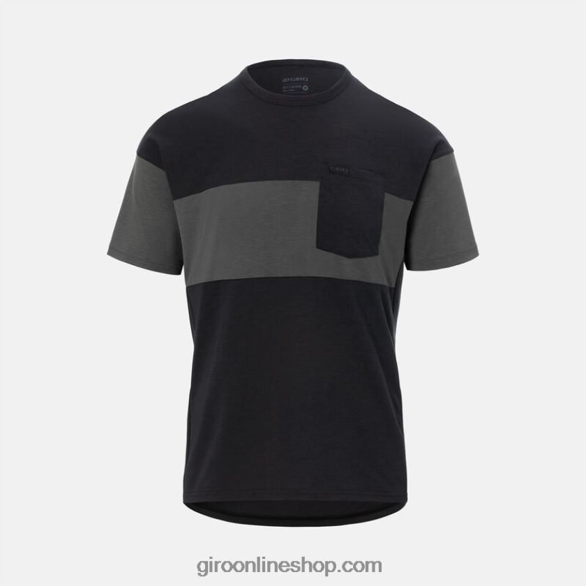 hombres jersey de paseo negro/carbón 8NJZ8624 Giro