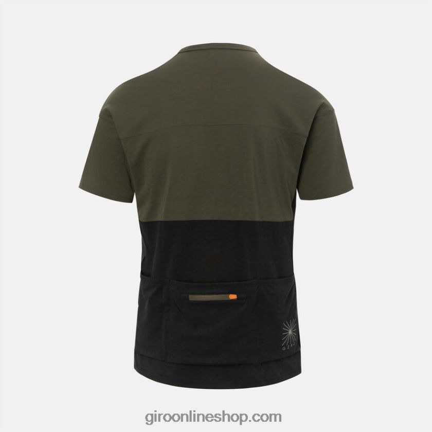 hombres jersey de paseo sendero verde/negro 8NJZ86256 Giro