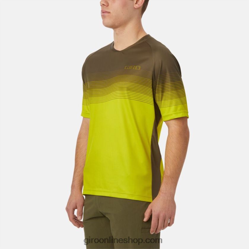 hombres jersey de roust sombra verde limón 8NJZ86677 Giro