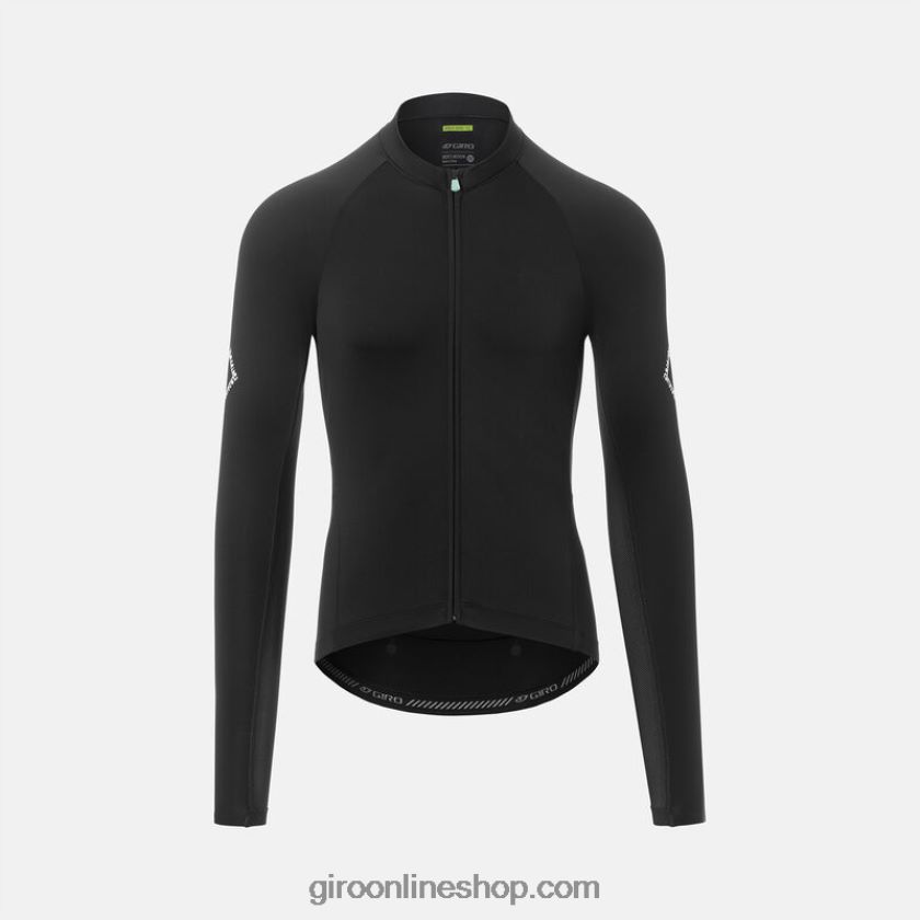 hombres maillot crono elite ls negro 8NJZ8611 Giro