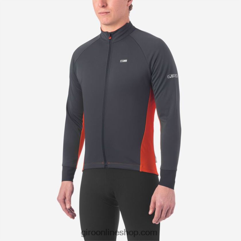 hombres maillot crono pro windbloc bermellón 8NJZ86715 Giro