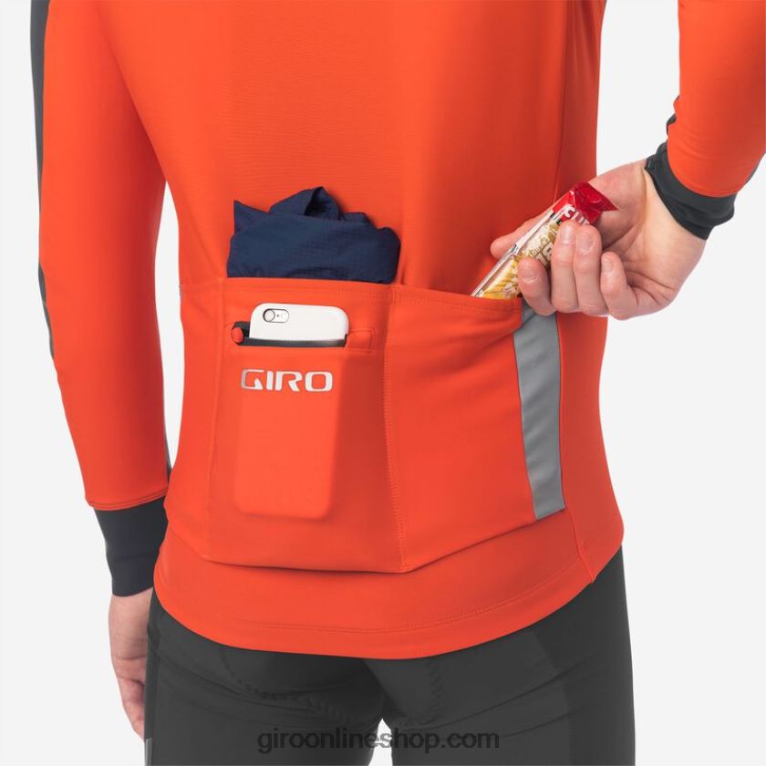 hombres maillot crono pro windbloc bermellón 8NJZ86715 Giro