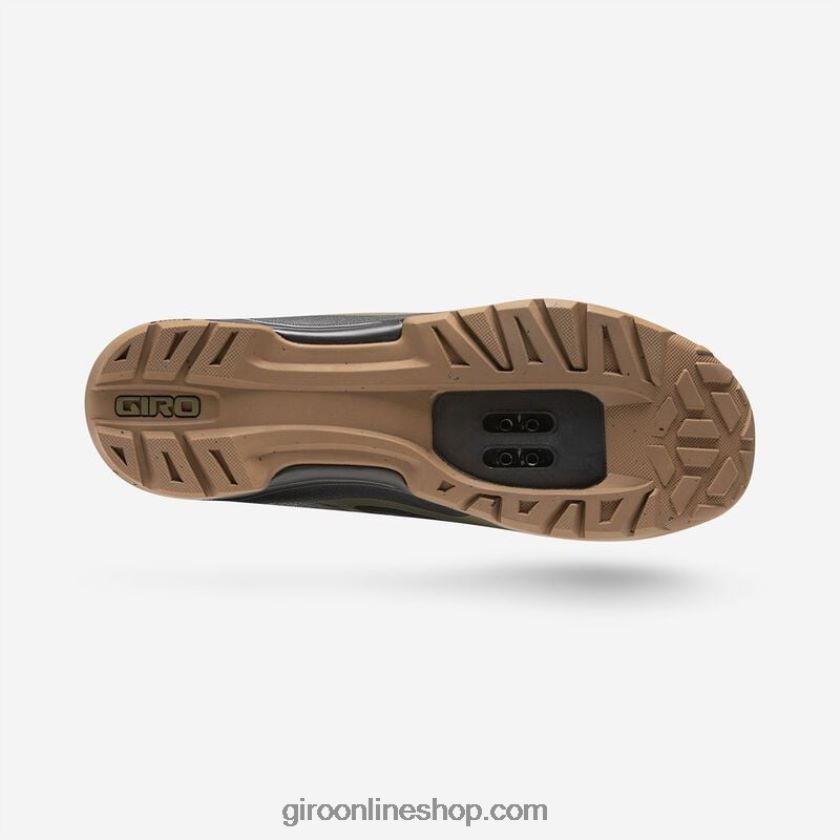 hombres zapato ventana oliva negro 8NJZ86508 Giro