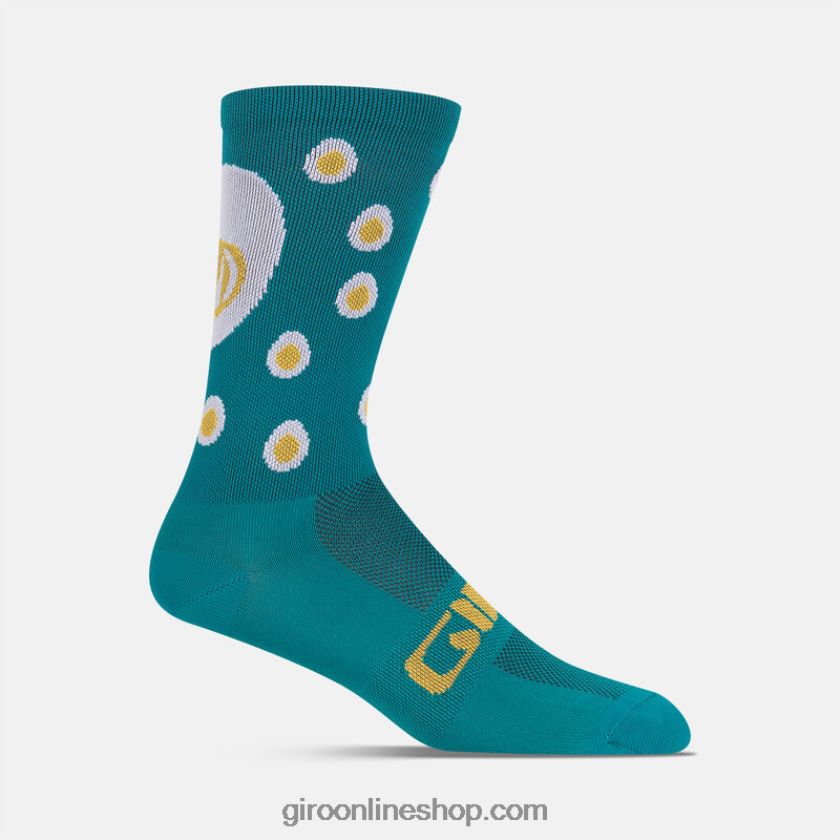unisexo calcetín comp racer de talle alto albergar huevos azules 8NJZ86795 Giro