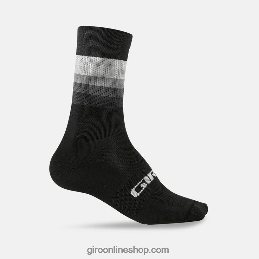 unisexo calcetín comp racer de talle alto ola de calor negro 8NJZ86787 Giro