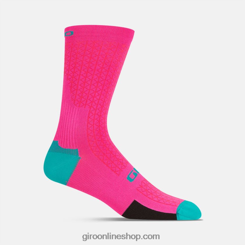 unisexo calcetines del equipo hrc rosa neón/verde azulado chillón 8NJZ86820 Giro