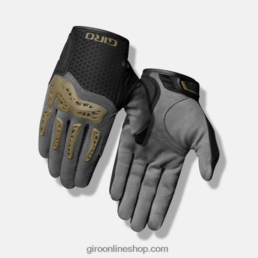 unisexo guante gnar sombra oscura/verde sendero 8NJZ86152 Giro