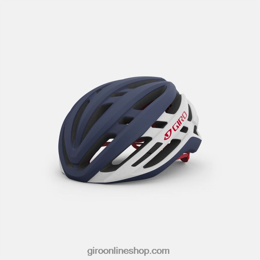 unisexo casco agilis mips medianoche mate/blanco/rojo brillante 8NJZ86637 Giro