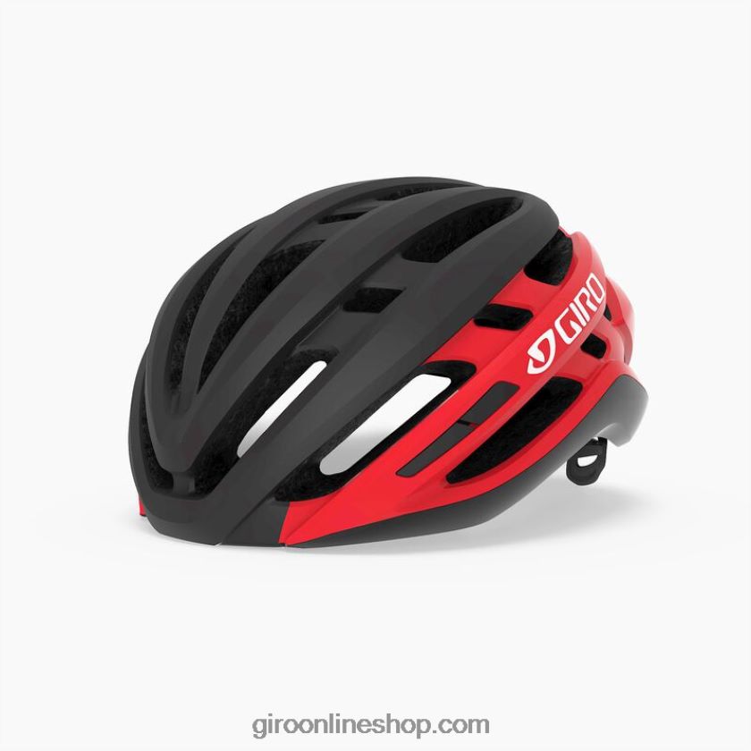 unisexo casco agilis mips negro mate/rojo brillante 8NJZ86636 Giro