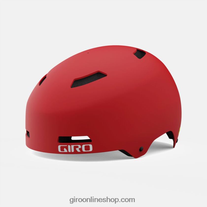 unisexo cuarto de casco borde mate rojo 8NJZ86568 Giro