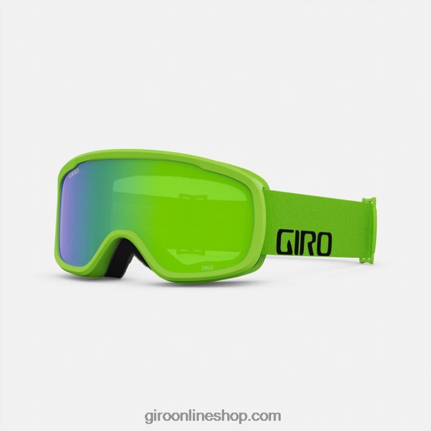 unisexo gafas cruzadas de ajuste asiático marca denominativa verde brillante 8NJZ86926 Giro