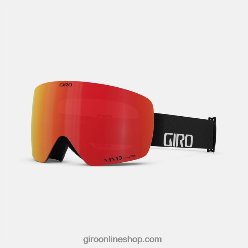 unisexo gafas de ajuste asiático de contorno marca denominativa negra 8NJZ86192 Giro