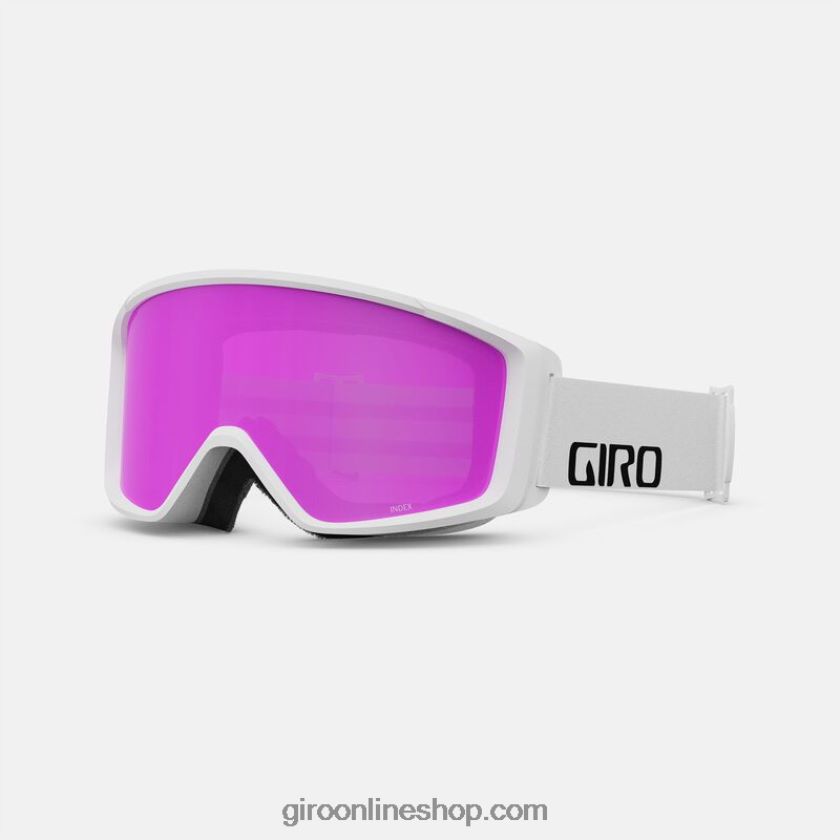 unisexo gafas de ajuste asiático index 2.0 marca denominativa blanca 8NJZ86932 Giro