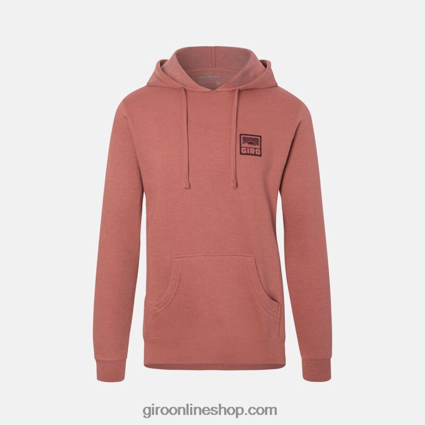 unisexo sudadera con capucha y logo cuadrícula de aventura rosa 8NJZ86967 Giro