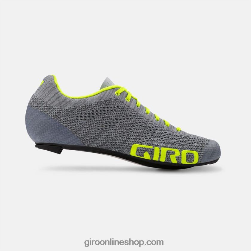 unisexo zapato de punto imperio e70 gris jaspeado/amarillo realce 8NJZ861068 Giro