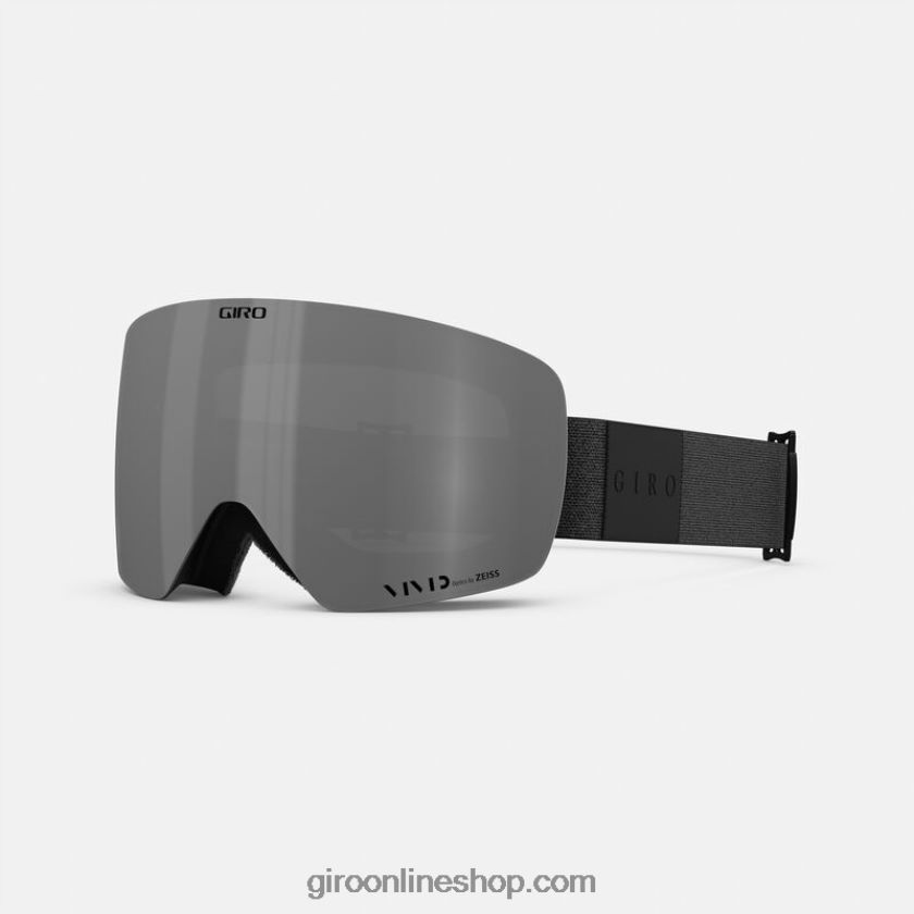 hombres gafas de contorno mono negro 8NJZ8638 Giro