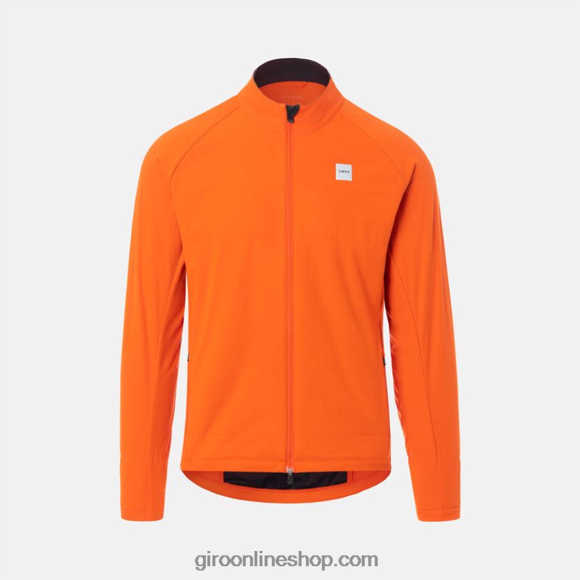 hombres chamarra con aislamiento en cascada bermellón 8NJZ86214 Giro