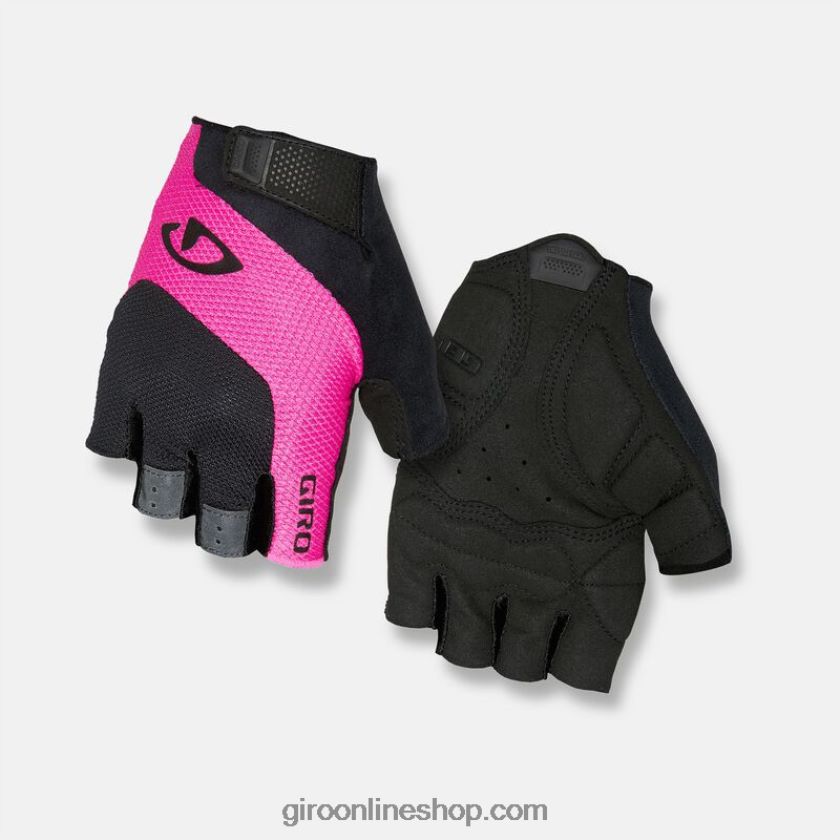 mujer guante de gel tessa negro/rosa brillante 8NJZ861379 Giro
