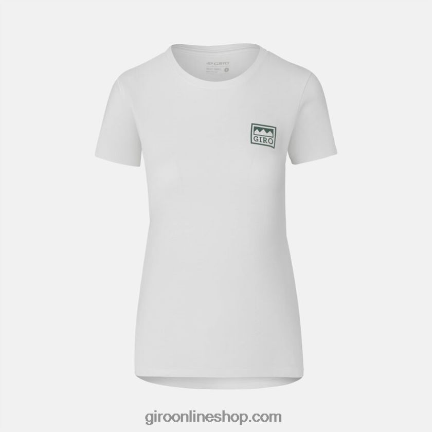 mujer camiseta técnica - manga corta Alpes blancos 8NJZ861359 Giro