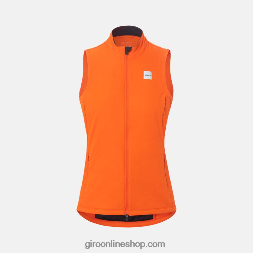 mujer chaleco con aislamiento de cascada bermellón 8NJZ861117 Giro