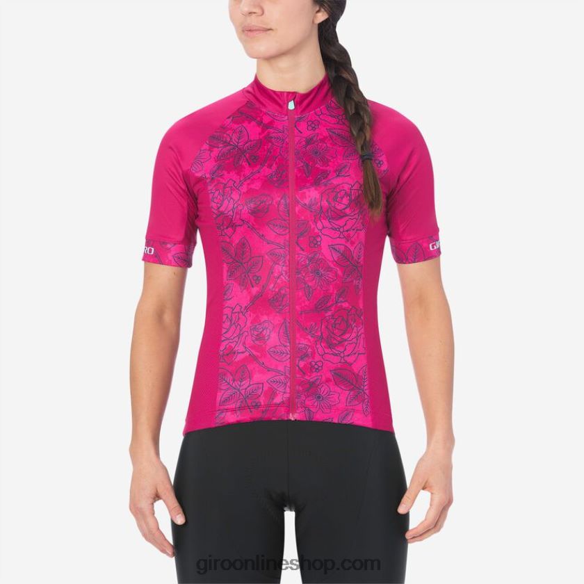 mujer maillot crono deportivo flor rosa 8NJZ861238 Giro