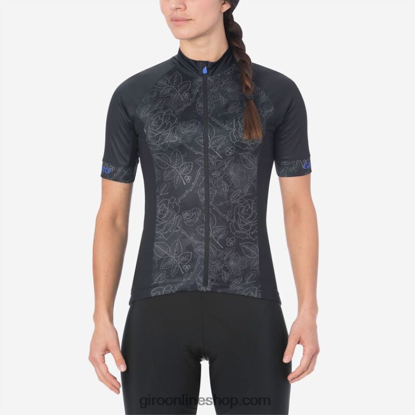 mujer maillot crono deportivo floral negro 8NJZ861233 Giro