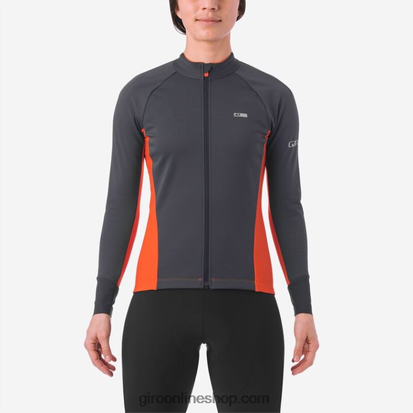mujer maillot crono pro windbloc bermellón 8NJZ861231 Giro