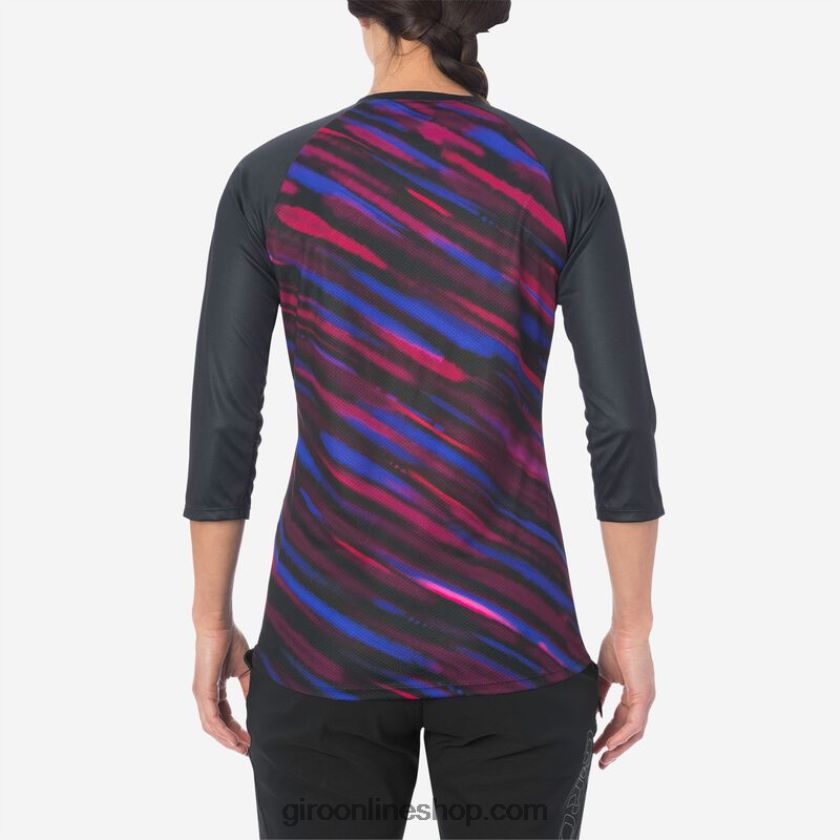 mujer Jersey 3/4 roust desenfoque negro 8NJZ86698 Giro