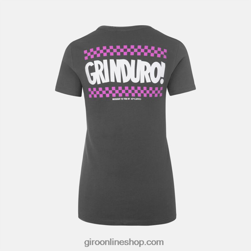 mujer camiseta técnica - manga corta grinduro gris 8NJZ86915 Giro