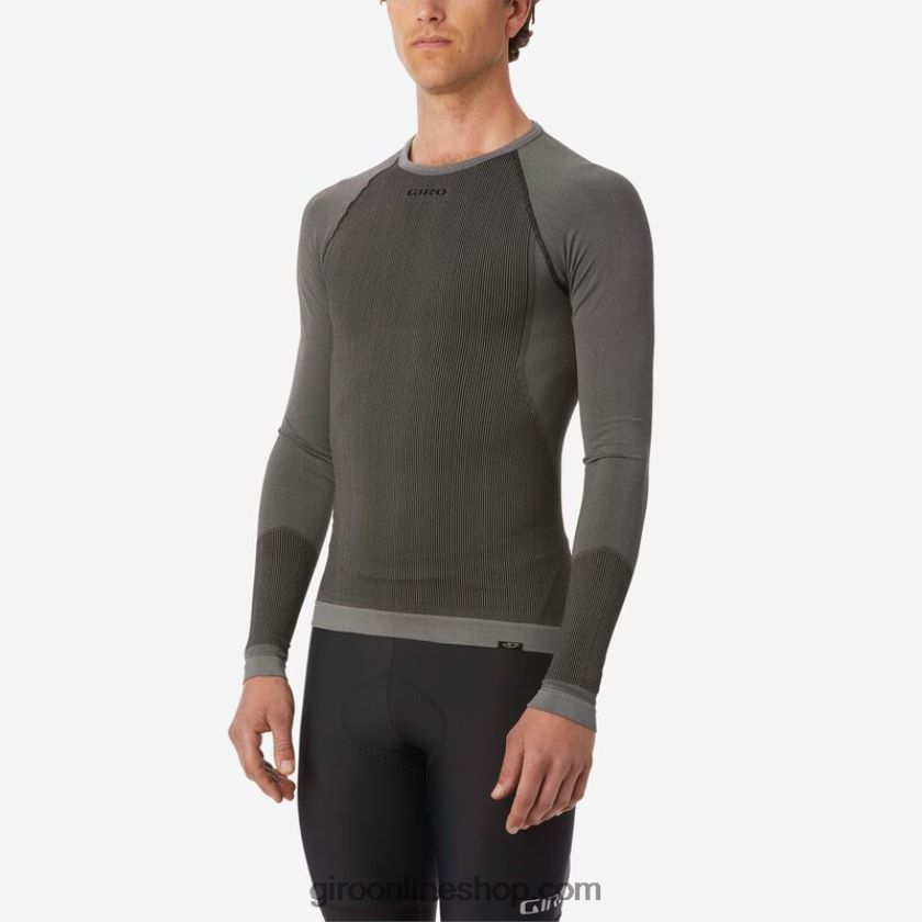 mujer capa base de manga larga crono carbón 8NJZ86139 Giro