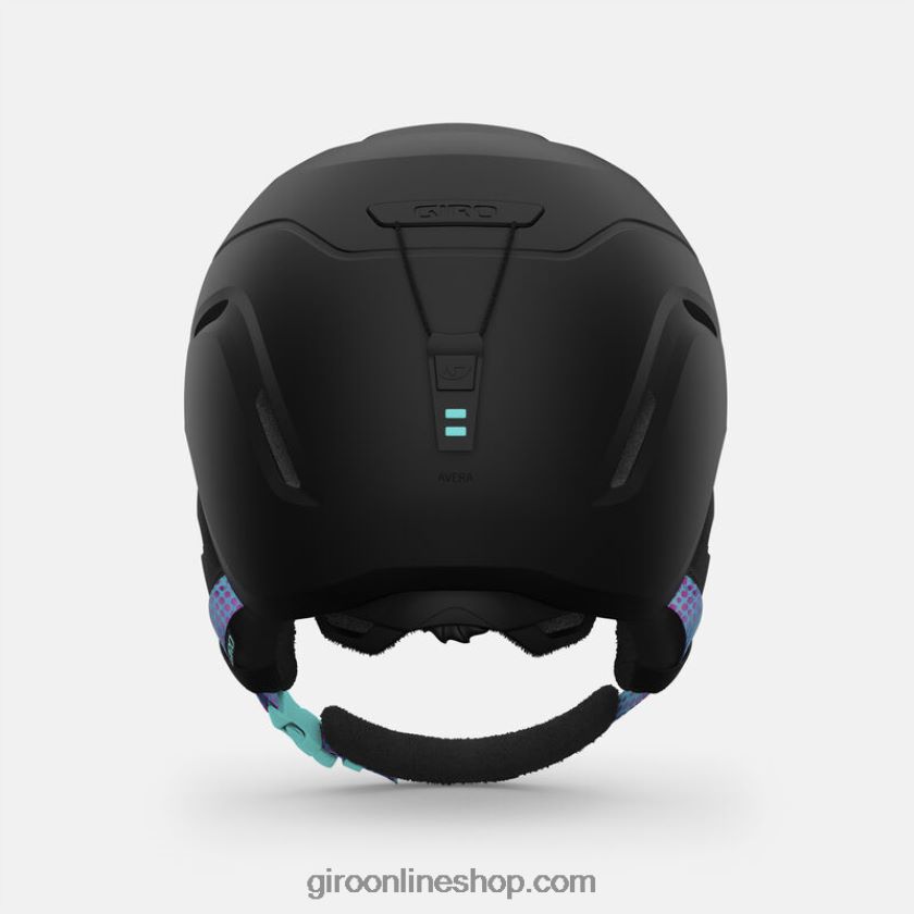 mujer casco promedio punto de croma negro mate 8NJZ861168 Giro