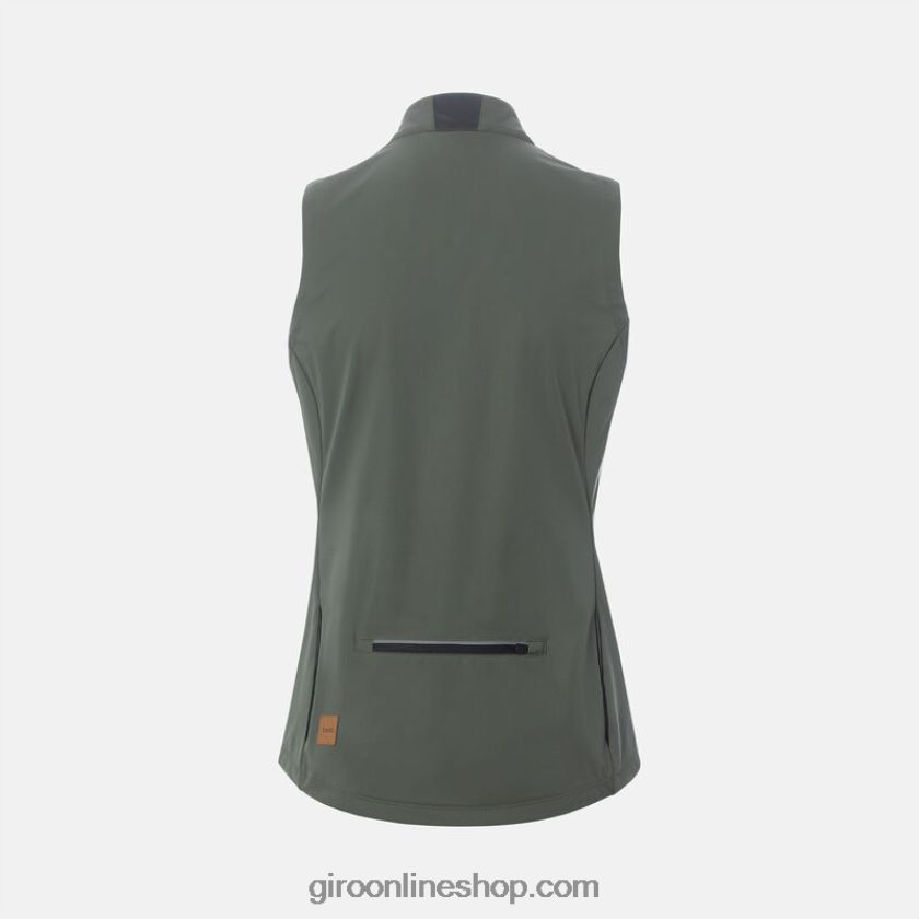 mujer chaleco con aislamiento de cascada rastro de luz verde 8NJZ861116 Giro