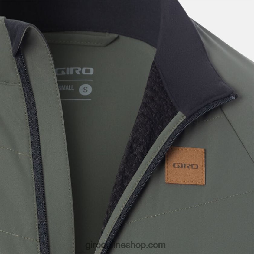 mujer chaleco con aislamiento de cascada rastro de luz verde 8NJZ861116 Giro