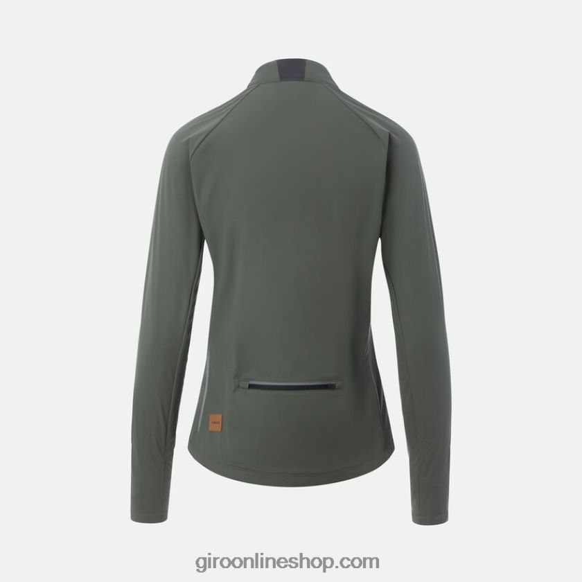 mujer chamarra con aislamiento en cascada rastro de luz verde 8NJZ861118 Giro