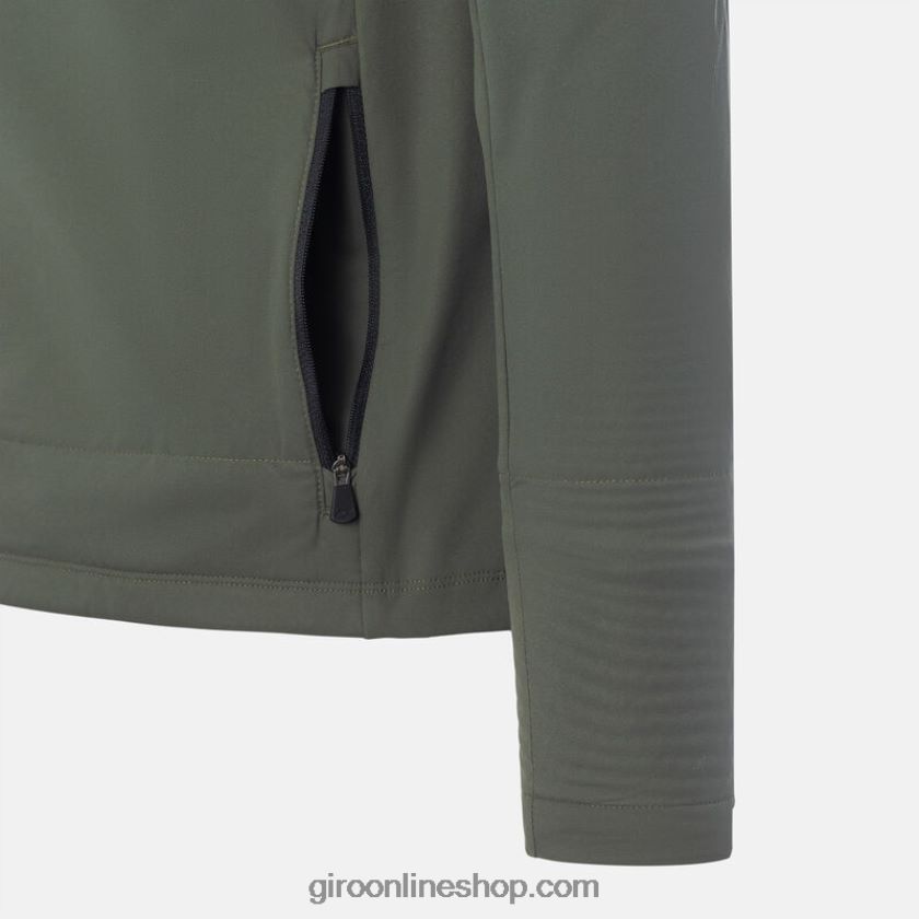 mujer chamarra con aislamiento en cascada rastro de luz verde 8NJZ861118 Giro