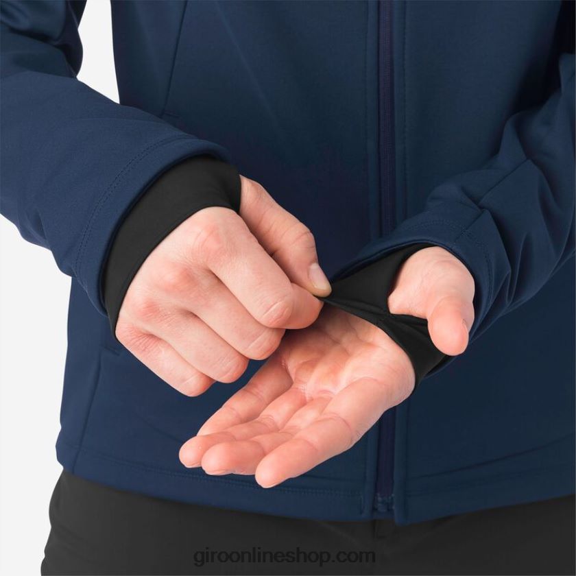 mujer chaqueta ambiental azul medianoche 8NJZ861376 Giro