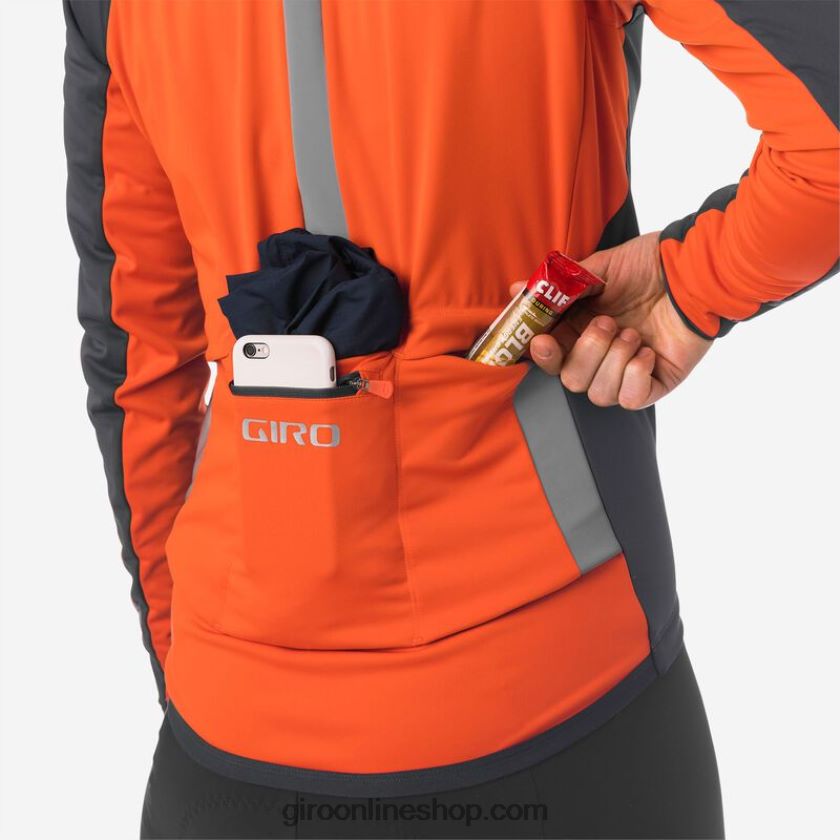 mujer chaqueta chrono pro alpha bermellón 8NJZ861354 Giro