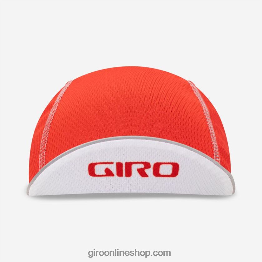 mujer gorra de pelotón rojo brillante 8NJZ861010 Giro
