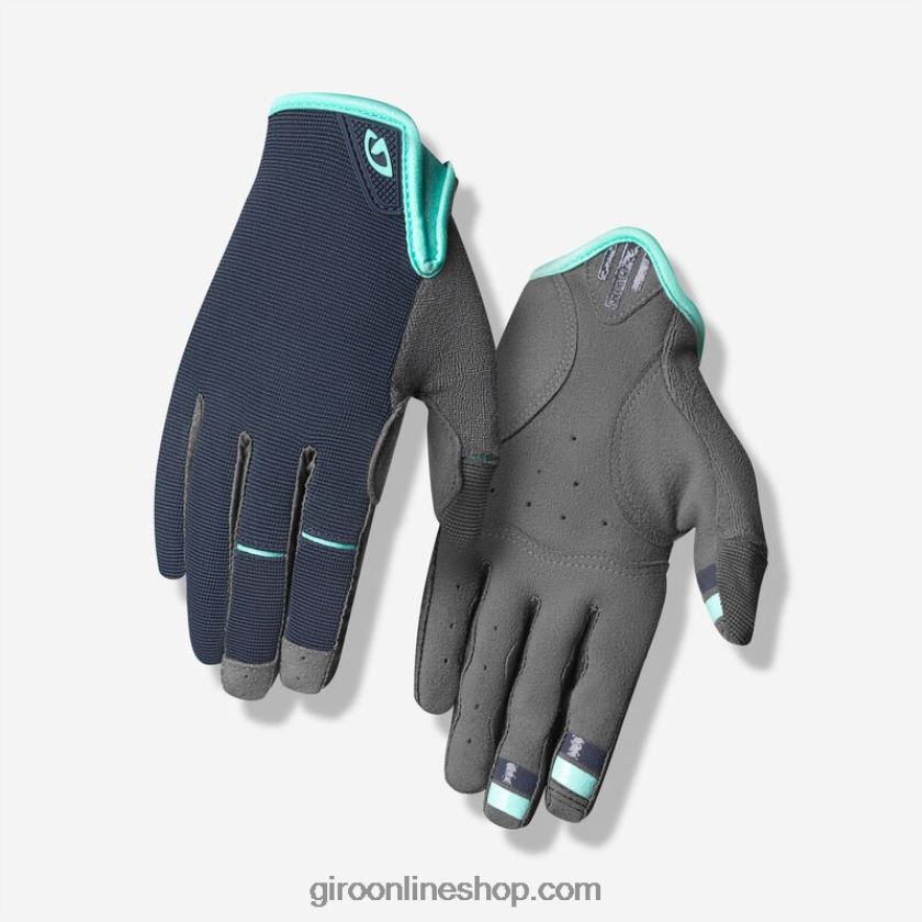 mujer guante la dnd azul medianoche/brisa fresca 8NJZ861324 Giro